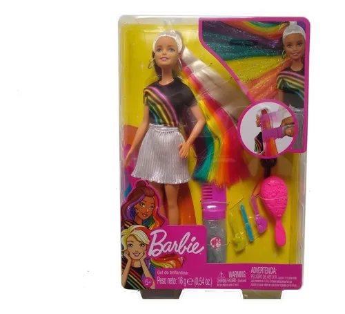 Barbie peinados de arcoiris hot sale