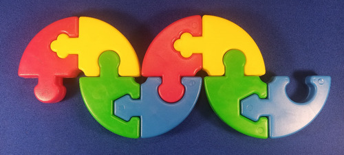 Imagen 7 de 7 de Forma Circulos 4 Pz Material Didactico