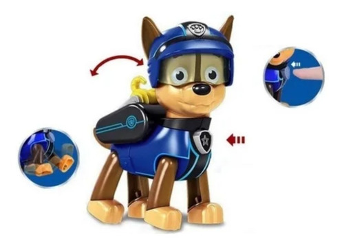 Imagem 4 de 6 de 7 Bonecos Articulados Patrulha Canina Chase Ryder Cachorros
