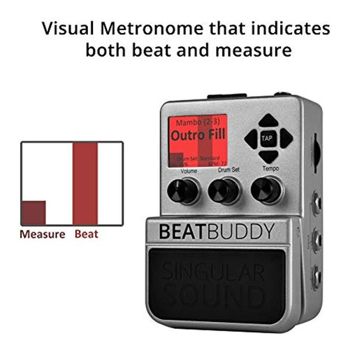 Singular Sound Beatbuddy El Primer Tambor De Pedales De Guit