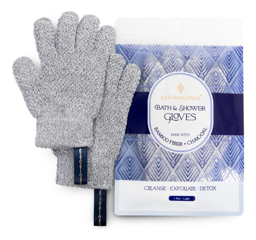 Exfoliatorplus Guantes Exfoliantes Desintoxicantes De Carbon