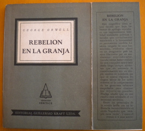 Orwell George / Rebelión En La Granja / Guillermo Kraft 1956
