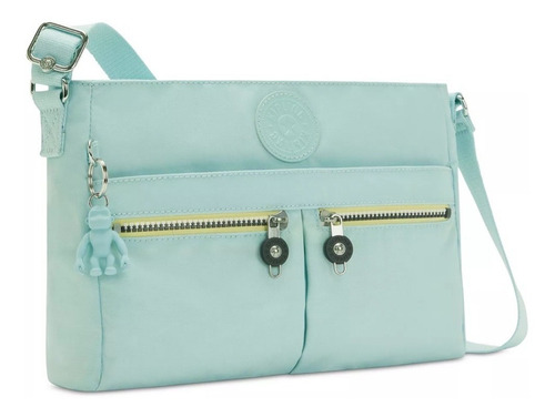 Kipling Bolsa New Angie 100% Original Color Meadow Blue