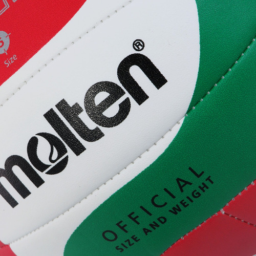 Balón Voleibol Molten V5m1500 #5 Cosido Color Blanco/rojo/verde