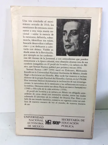 El Perfil Del Hombre Y La Cultura En México Por Samuel Ramos (Usado)