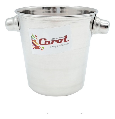 Hielera Frapera Balde Hielo Mesa Acero Inox 10 Cm Carol Hsk