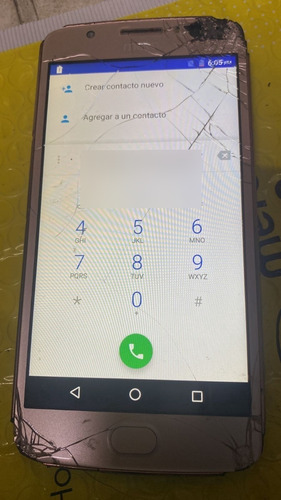 Motorola E4 Display Dorado Con Marco Y Extraer Piezas. Leer!!