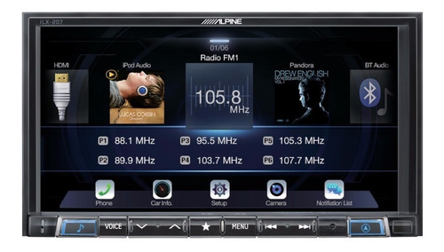 Autoestereo Alpine Ilx-207 Apple Carplay Android iPhone