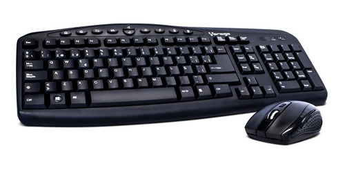 Imagen 6 de 6 de Kit Vorago Teclado Y Mouse Multimedia 303 Inalambrico Km-303