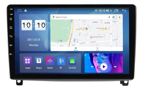 Estéreo 2+32g Para Peugeot 407 2004-2011 Carplay Cámara Gps