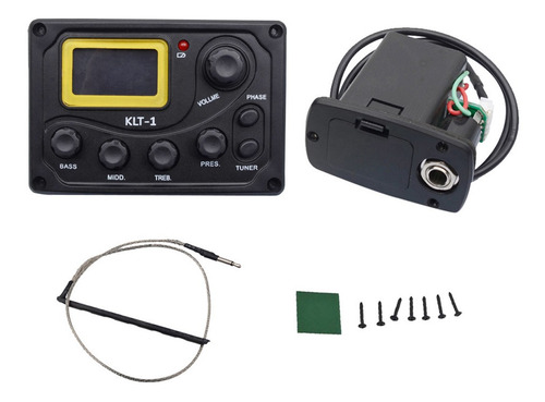 Guitarra Acústica Preamplificador Piezo Pickup Eq