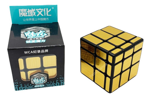 Cubo Rubik Moyu Mirror 3 X 3 Dorado Oro Gold 3x3x3 Espejo