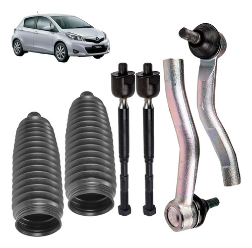 Terminal Axial Y Fuelle Direccion Para Yaris 2006 2014  Kit