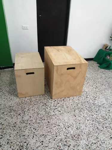 Cajón De Crossfit Pliométricos Para Entrenamiento 50x60x75cm