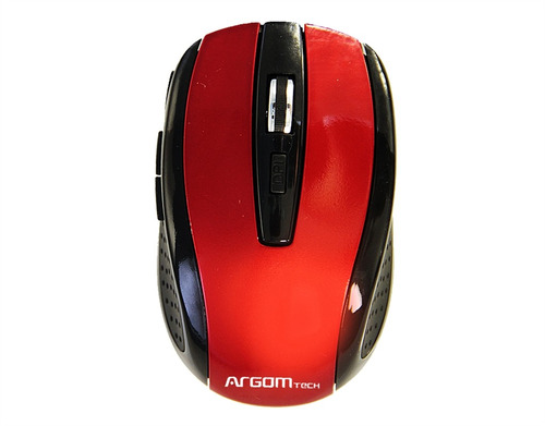 Argom Ms-0032r Mouse Inalambrico Rojo (gadroves)