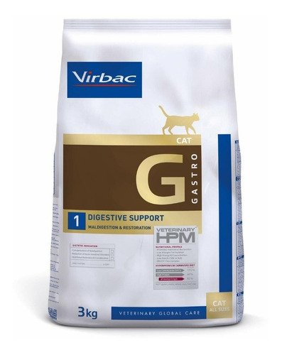 Hpm Virbac Cat Digestive Support 3 Kg Ms