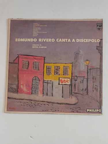 Vinilo Edmundo Rivero - Canta A Discepolo - Philips 