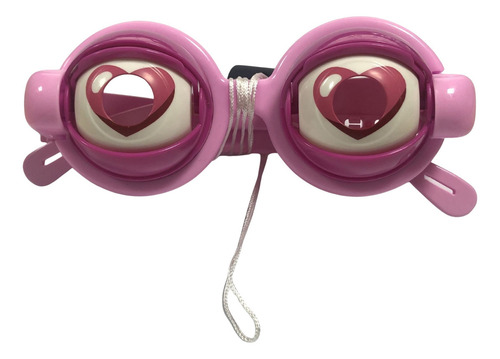 Lentes Locos Fiestas Infantiles Juguetes Bromas Niños Color Rosa Diseño Redondo
