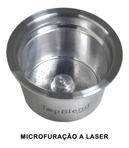 Imagem 3 de 6 de Cápsula Reutilizável Tres Corações Recarregável + Tamper