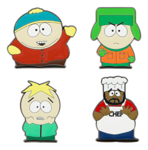 Pin Kit 4 Piezas South Park Personajes Geek Industry
