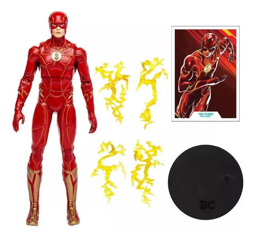 Imagen 3 de 4 de Dc Multiverse The Flash Flash Movie Mcfarlane Orig. Replay