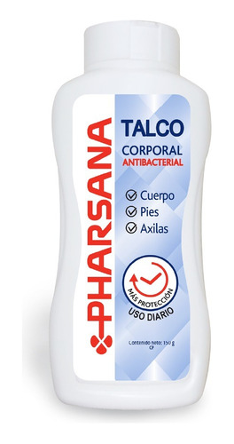 Talco Corporal Antibacterial Pharsana 150 Gr