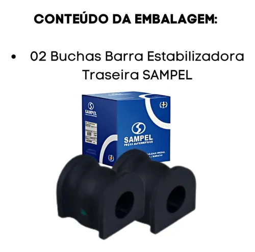 Kit 28 Buchas Suspensão Dianteira + Traseira Fusion Axios