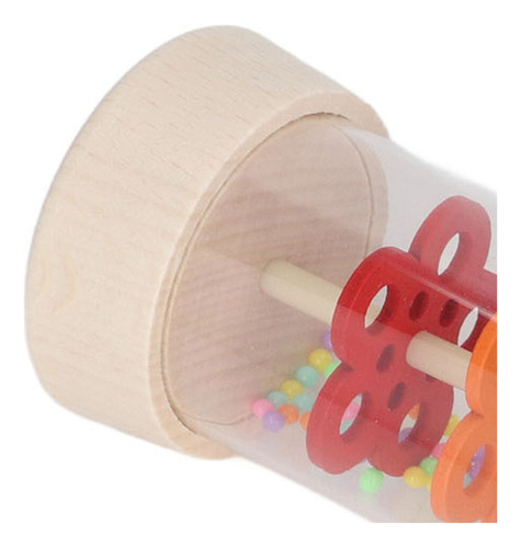 Rain Stick De Madera For Hacer Lluvia, Juguete For Ilumina