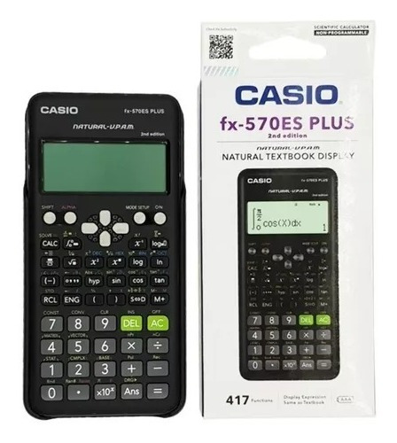 Calculadora Cientifica Casio Fx 570 Es Plus 417 Funciones!!!