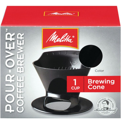 Cafetera Melitta Para Preparación De Una Taza, Color Negro.