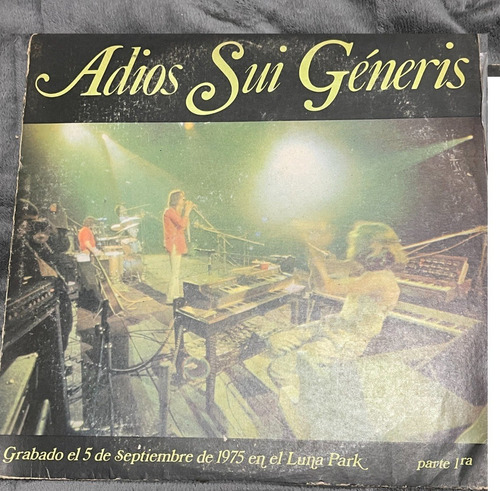 Sui Generis  Adios Sui Generis Vol 1 Y 2 Disco Vinilo