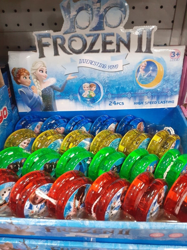 2 Yoyos Que Alumbran Juguete Cars,frozen, Advengers,lol