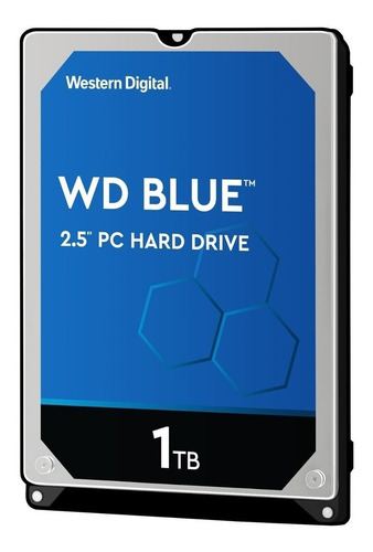 Imagen 2 de 4 de Disco duro interno Western Digital WD10SPZX 1TB azul