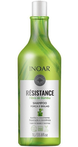 Kit Shampoo + Condicionador Inoar Resistance Bambu Litro