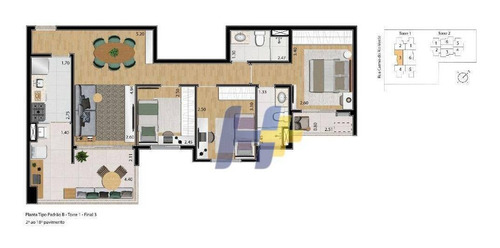 Imagem 22 de 22 de Apartamento Com 3 Dormitórios À Venda, 84 M² Por R$ 900.000 - Granja Julieta - São Paulo/sp - Ap0881