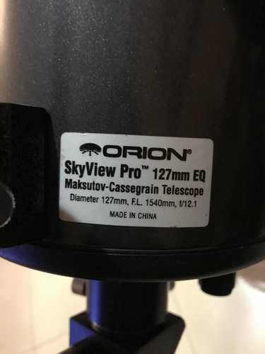 Telescópio Orion Mak 127 Goto