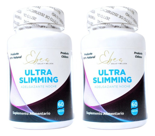 Pack 2  Frascos De Ultra Slimming Adelgazante Noche