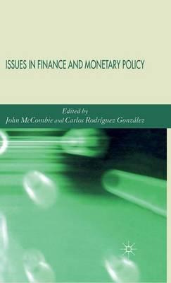 Libro Issues In Finance And Monetary Policy - John Mccombie