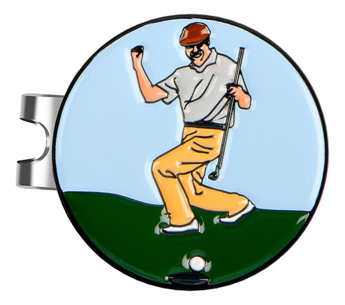 Marcador De Pelotas De Golf, Clip Para Sombrero, Fijación A