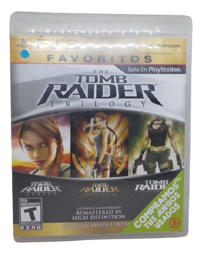 The Tomb Raider Trilogy Ps3 Seminuevo