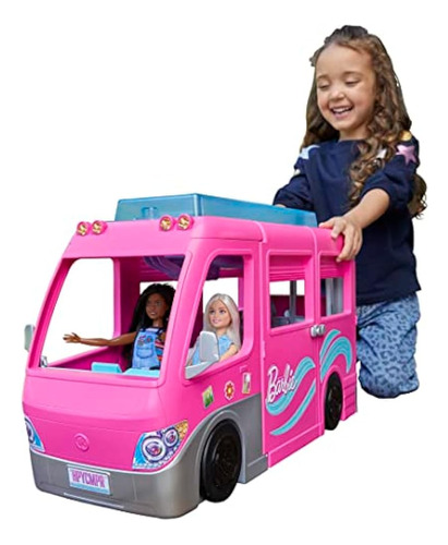 Barbie Camper Dreamcamper Vehicle Playset Más De 60 Accesori