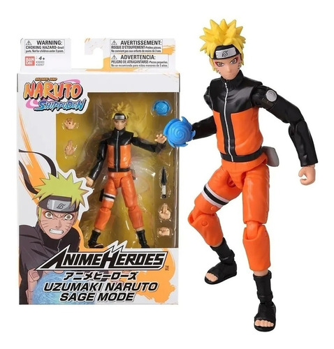 Figura Uchiha Sasuke Anime Heroes Naruto Coleccionable Banda