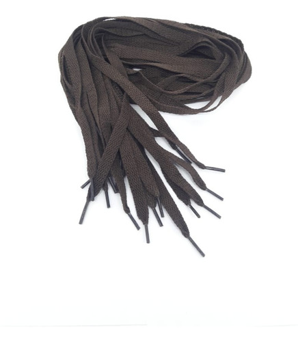 Imagen 1 de 1 de Cordón Con Puntera Chato De 110 Cm X 12 Unidades Calzado