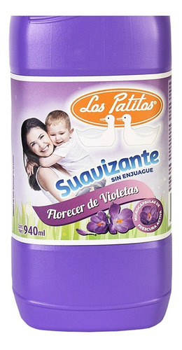 Suavizante Los Patitos Florecer D Violetas Caja 12 Pz 920 Ml