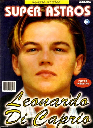 Revista Poster Super Astros Leonardo Di Caprio  Nº01