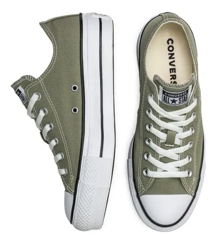 Zapatilla Converse Plataforma Verde