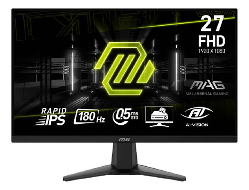 Monitor Msi Mag 275f 27in 1920x1080 Fhd 180hz Ips Vesa Negro