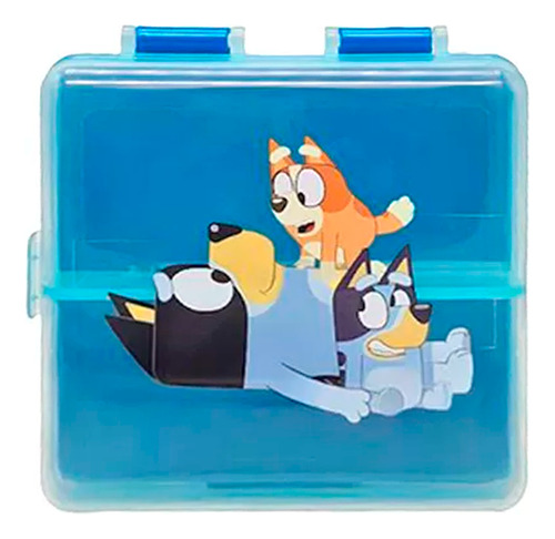 Taper Sandwichera Multicompartimento Cuadrado 3 En 1 Bluey