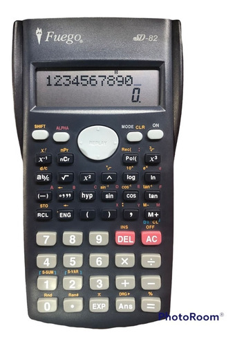 Imagen 2 de 6 de Calculadora Científica Fuego Sd-82 240 Func