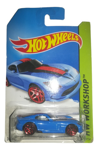 Dodge Viper Srt 2013 Azul Hot Wheels 1/64 